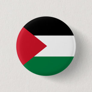 Bóton Redondo 2.54cm oficialmente pavilhão do Estado da Palestina