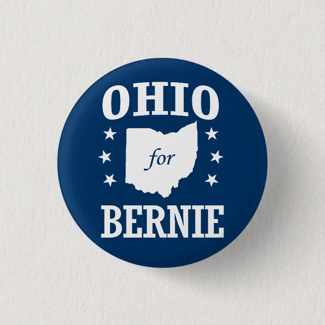 BÓTON REDONDO 2.54CM OHIO PARA BERNIE SANDERS (Frente)