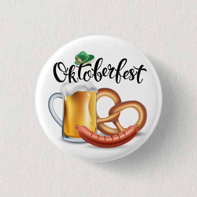Bóton Redondo 2.54cm Oktoberfest  (Frente)