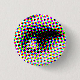 Bóton Redondo 2.54cm Olho Engraçado