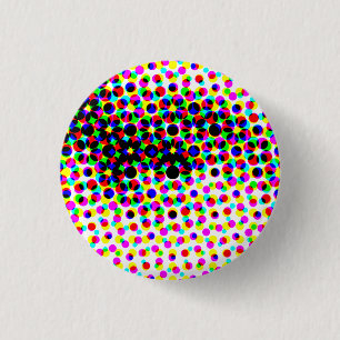 Bóton Redondo 2.54cm Olhos de Jezebel