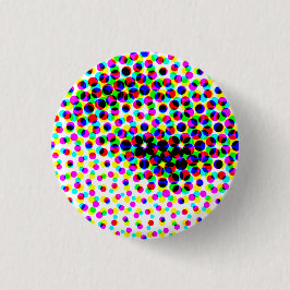 Bóton Redondo 2.54cm Olhos do Quarto