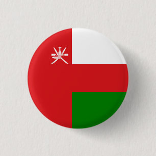 Bóton Redondo 2.54cm Omani Flag, Flag of Oman