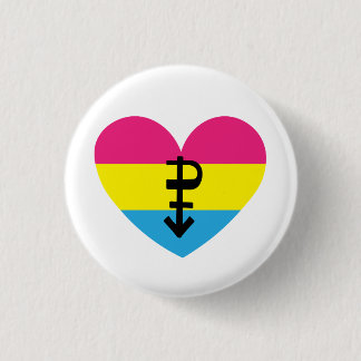 Bóton Redondo 2.54cm Orgulho Pansexual