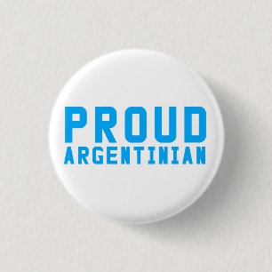 Bóton Redondo 2.54cm Orgulhoso argentino