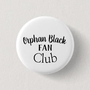 Bóton Redondo 2.54cm Orphan BlackFan Club várias fontes
