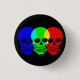 Bóton Redondo 2.54cm Os crânios