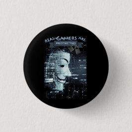 Bóton Redondo 2.54cm Os jogadores reais estão protegidos