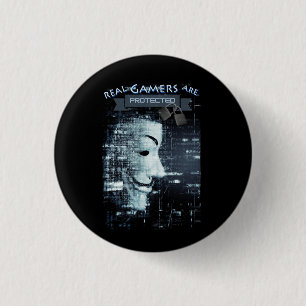 Bóton Redondo 2.54cm Os jogadores reais estão protegidos