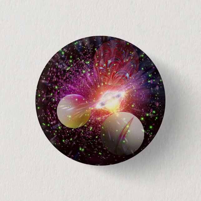 Bóton Redondo 2.54cm Os Visitantes (Frente)