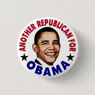 Bóton Redondo 2.54cm Outro Republicano Para Botão Do Obama