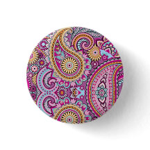 Padrão Floral Paisley Boho Vibrante | Arte Colorid
