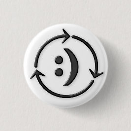 Bóton Redondo 2.54cm Pague-lhe o Pin dianteiro