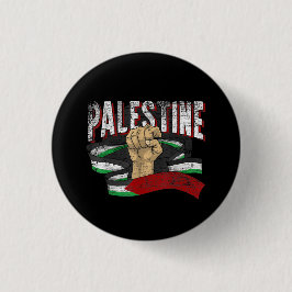 Bóton Redondo 2.54cm Palestina - Bandeira Palestina - Fist Gaza