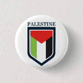 Bóton Redondo 2.54cm Palestina e bandeira palestina