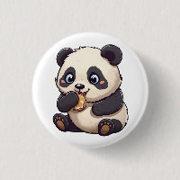 Panda eating a cookie