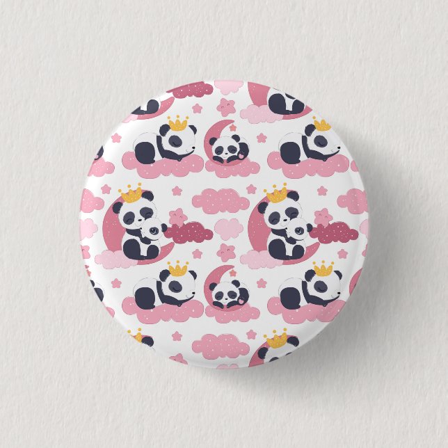 Bóton Redondo 2.54cm Panda Lover | Eu Sou Denominado Panda (Frente)