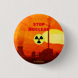 Bóton Redondo 2.54cm Parar nuclear
