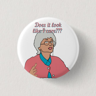 Bóton Redondo 2.54cm Parece que me importo?