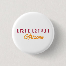 Bóton Redondo 2.54cm Parque Nacional do Grand Canyon Arizona Lembrança