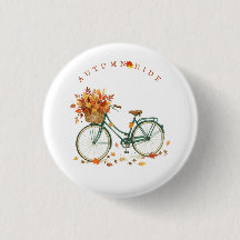 Passeio de Outono Botão de Bicicleta