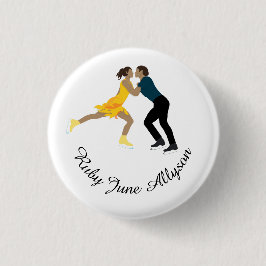 Bóton Redondo 2.54cm Patinação de Figura