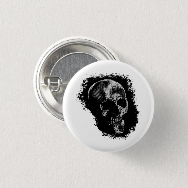 BÓTON REDONDO 2.54CM PATRIOT - CÉRELA DE IDAHO (Frente & Verso)