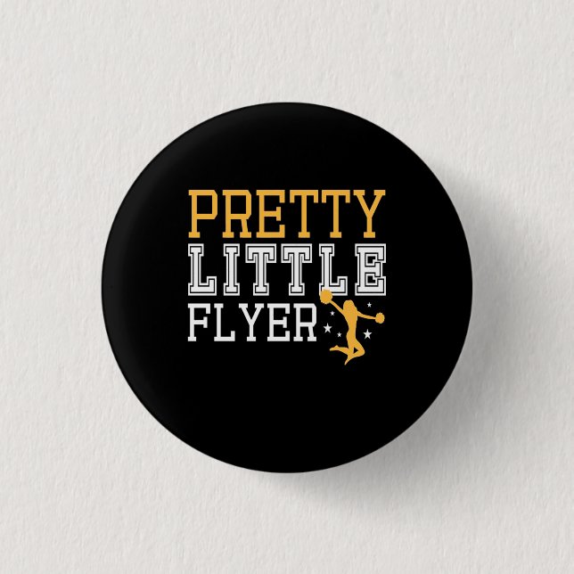 Bóton Redondo 2.54cm Pequeno Folheto Bonito da ginástica (Frente)
