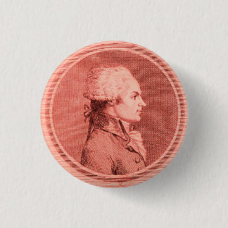 Bóton Redondo 2.54cm Perfil de Robespierre