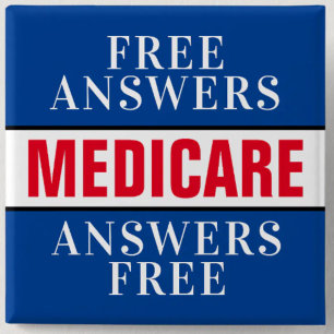 Bóton Redondo 2.54cm Pergunte-Me Sobre O Medicare