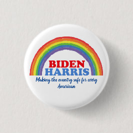 Bóton Redondo 2.54cm Personalização de Cotação Inspiracional Biden Harr