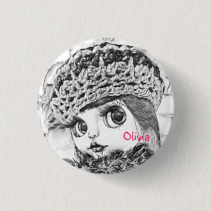 Bóton Redondo 2.54cm Personalizar, pessoal, aniversário