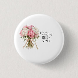 Bóton Redondo 2.54cm Personalized Bride Squad Button