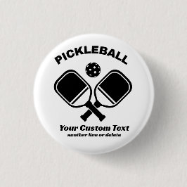 Bóton Redondo 2.54cm Pickleball Club Pickleball Paddle & Ball Personali