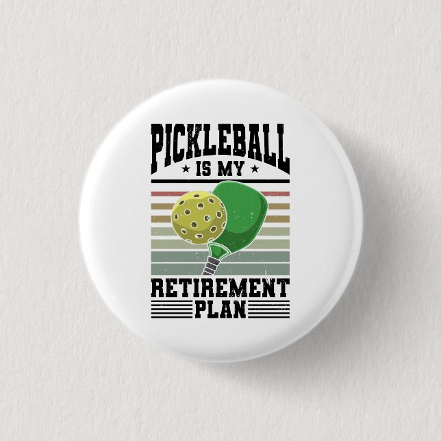 Bóton Redondo 2.54cm Pickleball - Reforma da Pickleball (Frente)