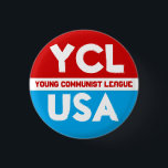 Bóton Redondo 2.54cm Pin comunista novo da liga (YCLUSA)<br><div class="desc">Rendimentos ao partido comunista</div>