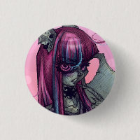 Pin da menina do monstro da gárgula