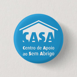 Bóton Redondo 2.54cm Pin do CASA