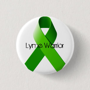 Bóton Redondo 2.54cm Pin do guerreiro de Lyme