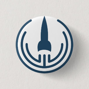 Bóton Redondo 2.54cm PIN do ícone do herói de Starship