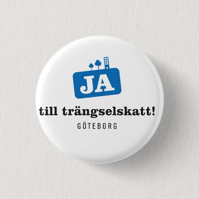 Bóton Redondo 2.54cm Pin - Finns i flera storlekar! (Frente)