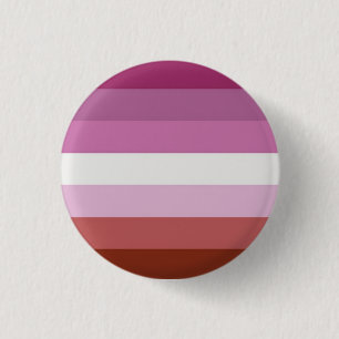Bóton Redondo 2.54cm Pin lésbica velho da bandeira do orgulho/botão