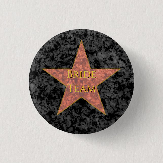 Bóton Redondo 2.54cm pin personalizado da Hollywood Star (Frente)