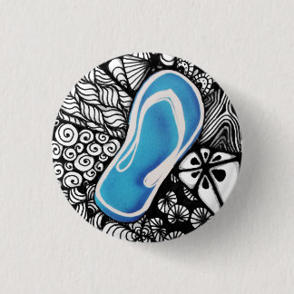 Bóton Redondo 2.54cm Pin Tangled do botão da sandália