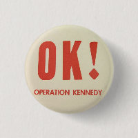 Pinback APROVADO de Kennedy da operação