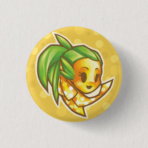 Bóton Redondo 2.54cm PineappleChibiHead