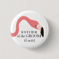 Pink Flamingo Whimsy Padre da Noite