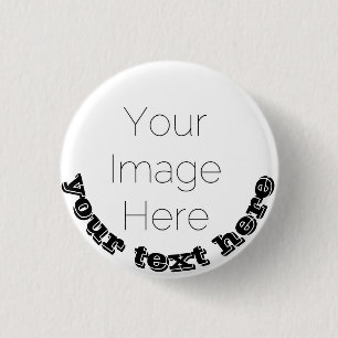Bóton Redondo 2.54cm Pino do botão de fotografia personalizado - Crachá