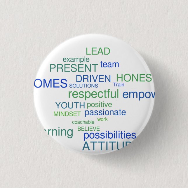 Bóton Redondo 2.54cm pinos do crachá (Frente)