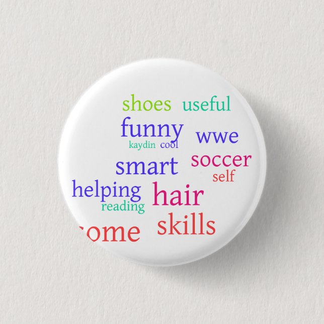 Bóton Redondo 2.54cm pinos do crachá (Frente)